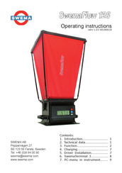 Swema SwemaFlow 126 Operating Instructions Manual
