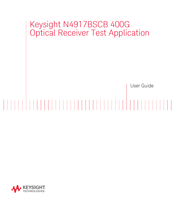 Keysight Technologies N4917BSCB 400G User Manual
