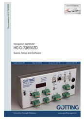 Gotting HG G-73650ZD Basics, Setup And Software