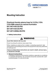 Belden HIRSCHMANN BAT-ANT-N-9A-DS-IP65 Mounting Instruction