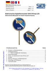 SIKA DiTemp LCK Operating Manual