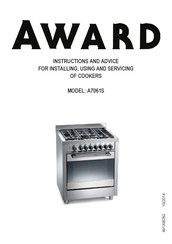 Award A7061S Instructions And Advice For Installing, Using And Servicing