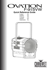 Chauvet Professional Ovation F-915VW Quick Reference Manual