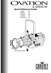 Chauvet Professional Ovation E-260CW Quick Reference Manual