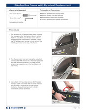 concept 2 BikeErg Replacement Manual