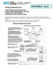 NTI E-ACK-V2 Wiring Instruction Manual