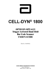 Abbott CELL-DYN 1800 OPTICON OPT-6125 User Manual