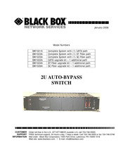 Black Box SW1025A Manual