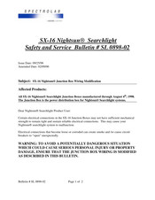 Boeing SPECTROLAB SX-16 Nightsun Manual