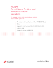 Keysight Technologies N5242-60102 Manual