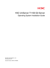 H3C UniServer T1100 G3 Operating System Installation Manual