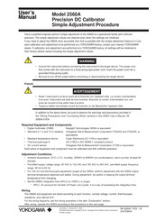 YOKOGAWA 2560A User Manual