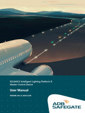 ADB Safegate RELIANCE Intelligent Lighting Platform II User Manual