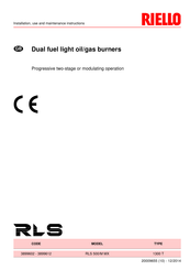 Riello RLS 500/M MX Installation, Use And Maintenance Instructions