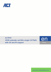 ACT AC7810 Manual