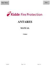Kidde Fire Protection ANTARES Manual