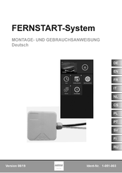 Harvia REMOTE START system Instructions For Installation And Use Manual