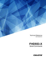 Christie FHD553-X Technical Reference