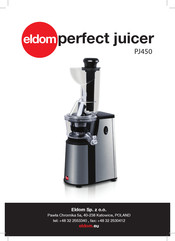 Eldom PERFECT JUICER PJ450 Manual