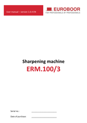 Euroboor ERM.100/3 User Manual