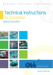 ETT DESHU SM/HPE+ Technical Instructions For Installation