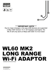 DIGITAL YACHT WL60 MK2 Installation And Instruction Manual