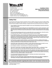 Whelen Engineering Company 2022 Series Installation Manual