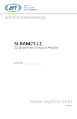 WPI SI-BAM21-LC Instruction Manual