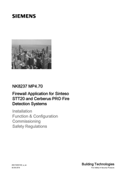 Siemens NK8237 MP4.70 Installation Function & Configuration Commissioning Safety Regulations