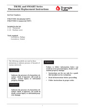 TriangleTube P3KITTH03 Replacement Instructions Manual