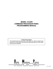 Digital Monitoring Products 1912XR Programming Manual
