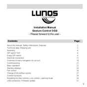Lunos Gesture Control 5/GS Installation Manual