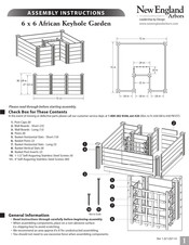 New England Arbors VA68239 Assembly Instructions