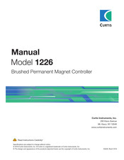 Curtis 1226 Manual