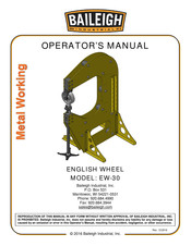 Baileigh EW-30 Operator's Manual