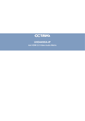 Octava UHD44MXA-IP Manual