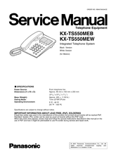 Panasonic Kx Ts550mew Manuals Manualslib