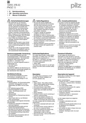 Pilz PNOZ 15 Operating Instructions Manual