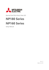 Mitsubishi Electric 15NP160F Setup Manual
