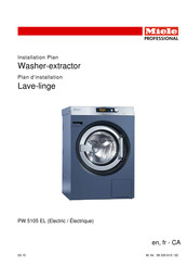 Miele PW 5105 EL Installations Plan