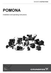 Grundfos POMONA Series Installation And Operating Instructions Manual
