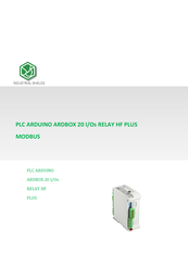 Industrial Shields PLC ARDUINO ARDBOX 20 I/Os User Manual