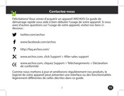 Archos Vision 2015 Quick Start Manual
