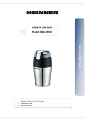 Heinner HCG-150SS Instruction Manual