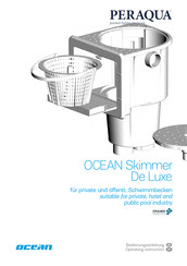 Peraqua OCEAN Skimmer De Luxe Operating	 Instruction