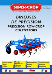 Monosem SUPER-CROP SCD Assembly, Adjustment And Maintenance Instructions