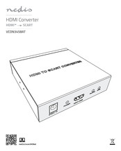 nedis VCON3458AT Quick Start Manual