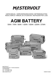 Mastervolt AGM-SL 12/185Ah User Manual