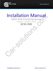Car Solutions QROI2-RGB Installation Manual