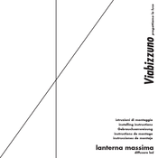Viabizzuno Lanterna massima Vb4.553.01 Installing Instructions